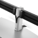 DELL MDS26 68.6 cm (27") Desk Black, Silver