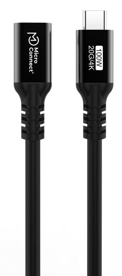 Microconnect MC-USB3.2CC1-FA USB cable USB 3.2 Gen 2x2 1 m USB C Black