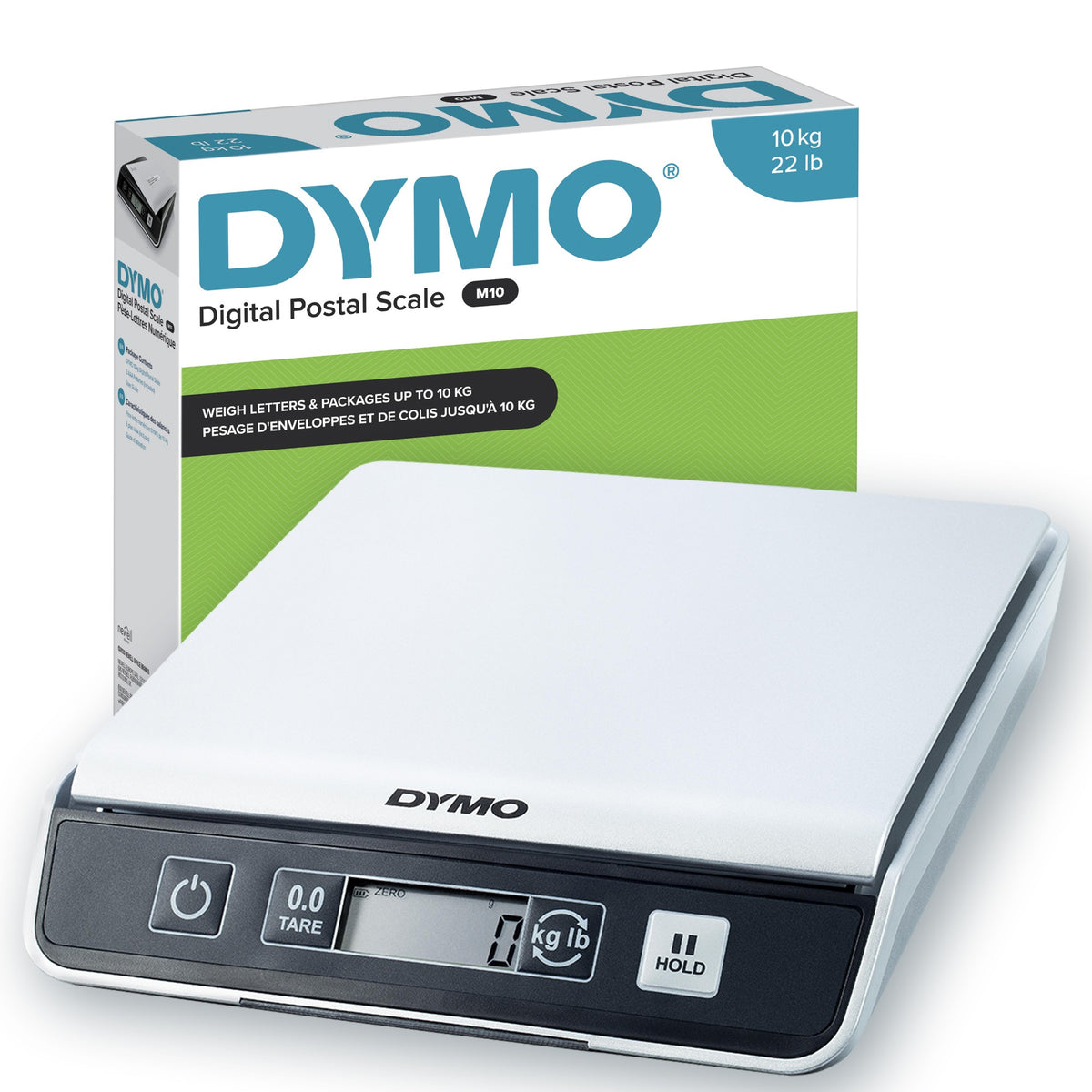 DYMO M10 Digital Package & Shipping Scale | up to 10KG Capacity | 20 cm x 20 cm