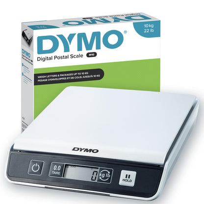 DYMO M10 Digital Package & Shipping Scale | up to 10KG Capacity | 20 cm x 20 cm
