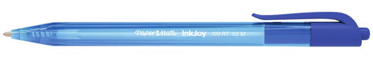 Papermate InkJoy 100 RT Blue Clip-on retractable ballpoint pen Medium 20 pc(s)