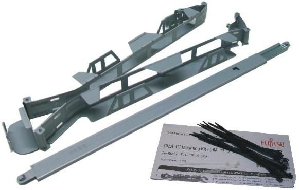 Fujitsu RACK CABLE MANAGEMENT ARM 1U S26361-F2735-L81, Stainless steel, Primecenter M1 Primergy RX100 Primergy RX200
