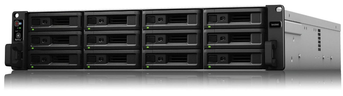 Synology RackStation SA3200D NAS/storage server D-1521 Ethernet LAN Rack (2U) Black, Grey RackStation SA3200D, NAS, Rack (2U), Intel®