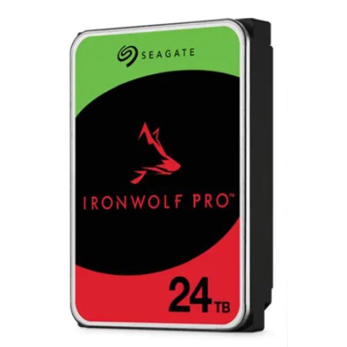 Seagate 3.5", 24TB, SATA3, IronWolf Pro NAS Hard Drive, 7200RPM, 256MB Cache, CMR, OEM