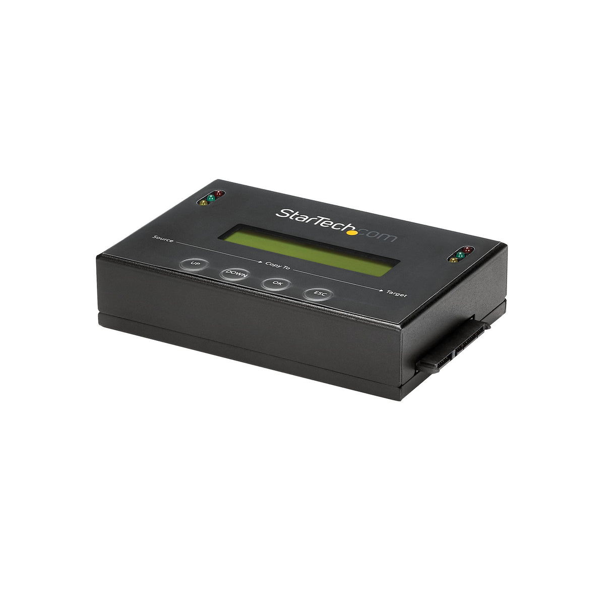 StarTech.com 1:1 Standalone Hard Drive Duplicator & Eraser, SATA HDD / SSD Disk Cloner / Copier / Wiper / Sanitizer, Drive Cloning / Recovery Tool, LCD Display, TAA Compliant - OS Independent