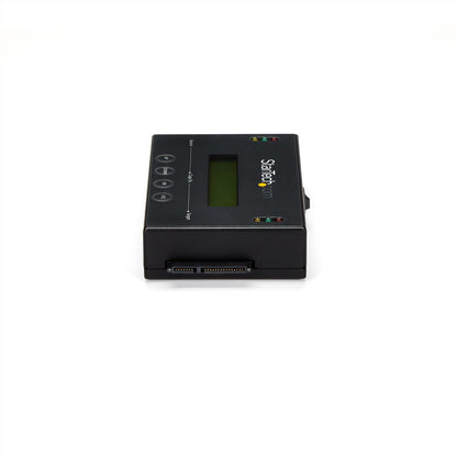 StarTech.com 1:1 Standalone Hard Drive Duplicator & Eraser, SATA HDD / SSD Disk Cloner / Copier / Wiper / Sanitizer, Drive Cloning / Recovery Tool, LCD Display, TAA Compliant - OS Independent