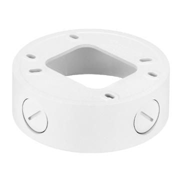 Hanwha Dome Back box with knockouts, White SBV-120GW, Junction box, Indoor, White, Hanwha, Aluminium, 280 g