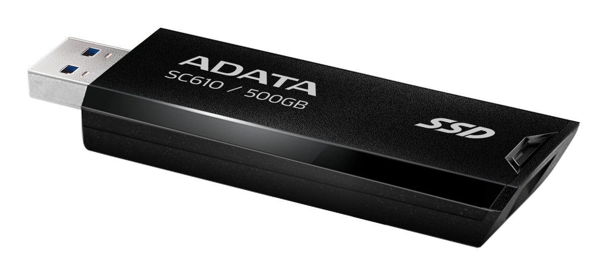 ADATA SC610 500 GB USB Type-A 3.2 Gen 2 (3.1 Gen 2) Black