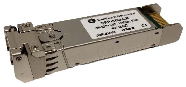 Cambium Networks 10G SFP+ SMF LR Transceiver, 1310nm. -40C to 85C SFP-10G-LR, Fiber optic, 11300 Mbit/s, SFP+, 10000 m, 1310 nm, 1.1 W