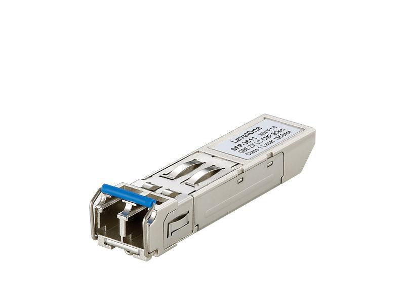 LevelOne 1.25G SMF SFP TRANSCEIVER 1.25Gbps Single-mode SFP Transceiver, 80km, 1550nm, Fiber optic, 1250 Mbit/s, SFP, LC, 9/125 µm, 80000 m