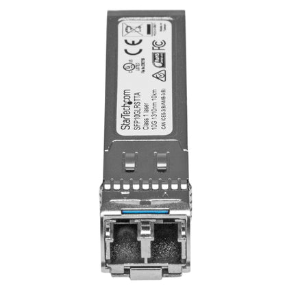 StarTech.com Cisco SFP-10G-LR-S Compatible SFP+ Module - 10GBASE-LR - 10GbE Single Mode Fiber SMF Optic Transceiver - 10GE Gigabit Ethernet SFP+ - LC 10km - 1310nm - DDM Cisco Firepower, ASR9000, C9300 - TAA