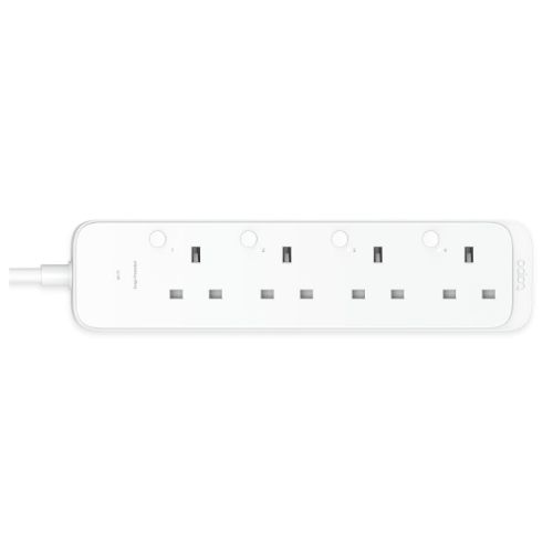 TP-LINK (TAPO P304M) Smart Wi-Fi Power Strip, 4 Outlets, App/Voice Control, Surge Protection, Energy Monitoring, Matter Certified