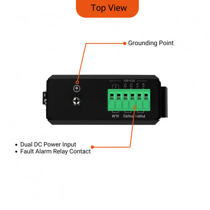 SilverNet SIL 73101P network media converter Internal 1000 Mbit/s Black