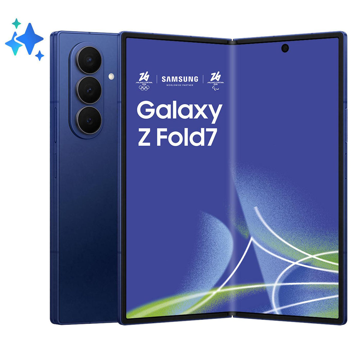Samsung Galaxy Z Fold7 Galaxy Z Fold7, 20.3 cm (8"), 12 GB, 256 GB, 200 MP, Android 16.0, Blue Galaxy Z Fold7 Smartphone AI RAM 12GB 1256GB