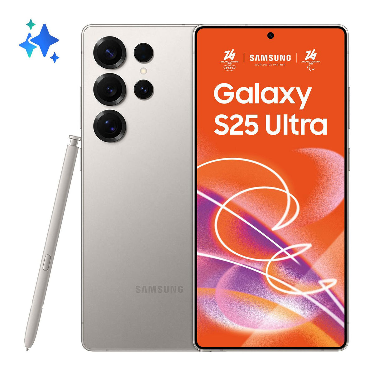 Samsung Galaxy S25 Ultra 17.5 Cm (6.9") Dual Sim Android 15 5G Usb Type-C 12 Gb 512 Gb 5000 Mah Grey, Titanium