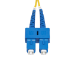 StarTech.com 5m (16.4ft) SC to SC (UPC) OS2 Single Mode Duplex Fiber Optic Cable, 9/125µm, 40G/100G Zipcord, Bend Insensitive, Low Insertion Loss - LSZH Fiber Jumper Cord