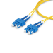 StarTech.com 5m (16.4ft) SC to SC (UPC) OS2 Single Mode Duplex Fiber Optic Cable, 9/125µm, 40G/100G Zipcord, Bend Insensitive, Low Insertion Loss - LSZH Fiber Jumper Cord