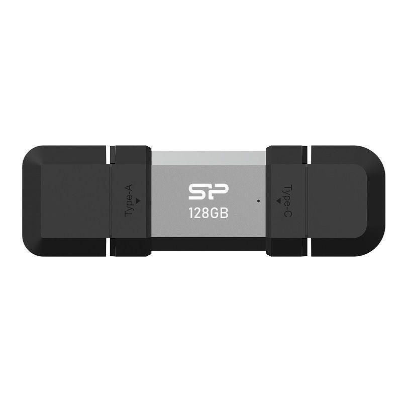 Silicon Power Usb Flash Drive 128 Gb Usb Type-A / Usb Type-C 3.2 Gen 1 (3.1 Gen 1) Black, Silver