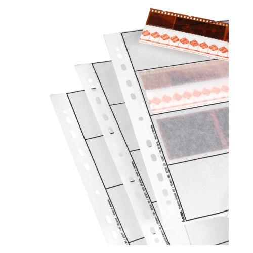 Hama Negative Sleeves, Glassine, 4 Strips of 3 Negatives, 6x6 cm, 25 pcs