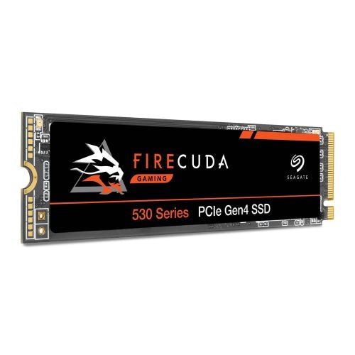 Seagate 2TB FireCuda 530 M.2 NVMe SSD, M.2 2280, PCIe 4.0, TLC 3D NAND, R/W 7300/6900 MB/s, 1000K/1000K IOPS