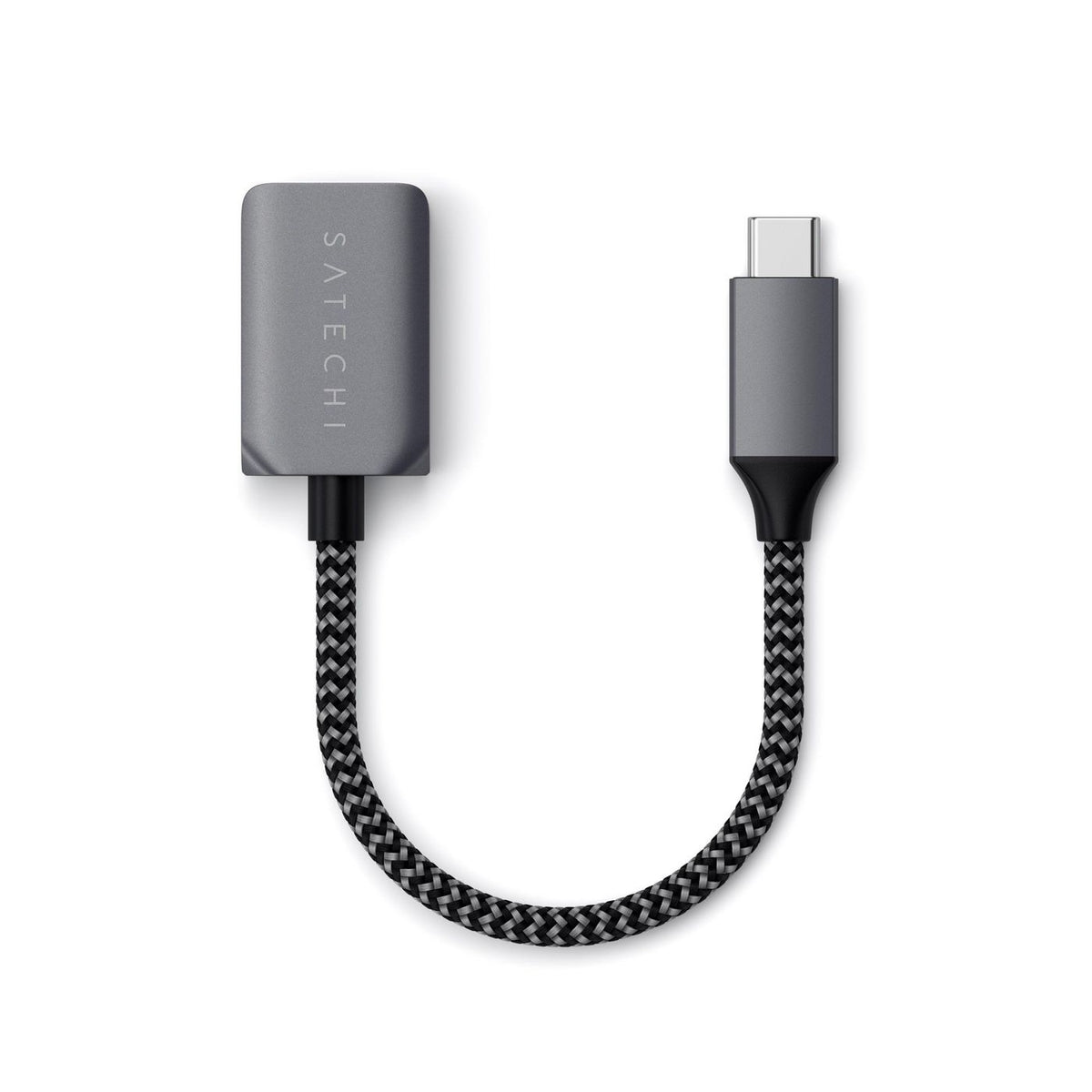 Satechi USB-C to USB-A Adapter Space Grey ST-UCATCM, USB C, USB A, USB 3.2 Gen 1 (3.1 Gen 1), 5000 Mbit/s, Grey