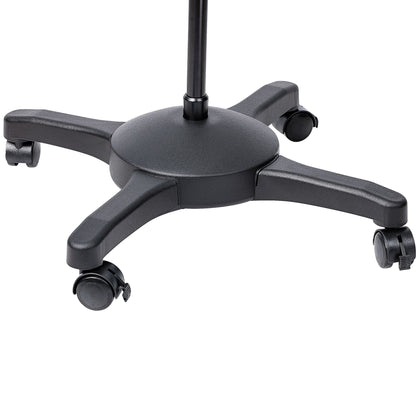 StarTech.com Mobile Tablet Stand with Lockable Wheels - Height Adjustable Cart - Universal Rolling Floor Stand for Tablets from 7 to 11 inch, Portable Tablet Stand w/ Detachable Tablet Holder - TAA