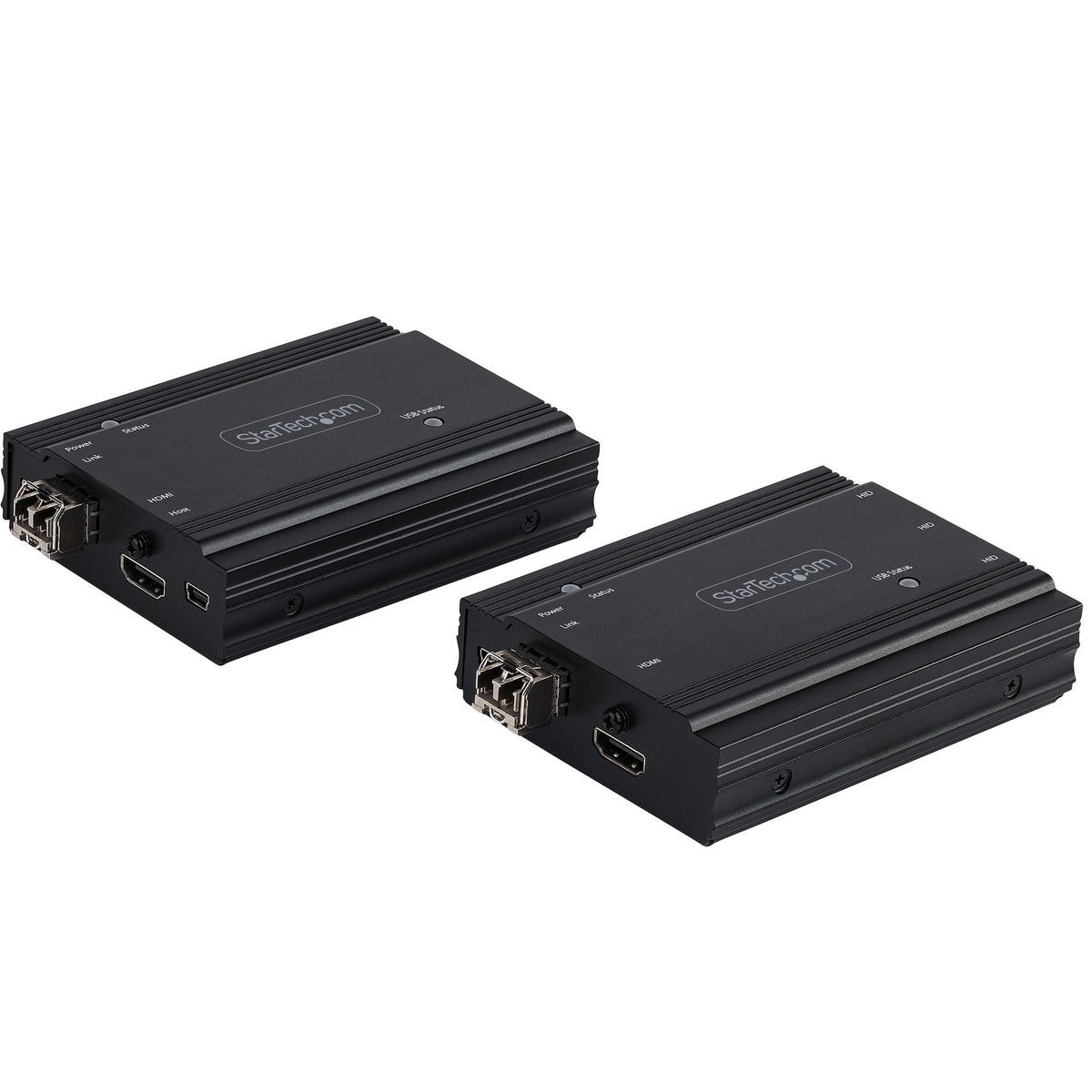 StarTech.com 4K HDMI KVM Extender over Fiber - HDMI Video & USB Remote KVM Switch/Console Extender - up to 984ft/300m (MultiMode) - 2x 10G MMF SFP+ modules - KVM Extension Kit (TX/RX) - TAA
