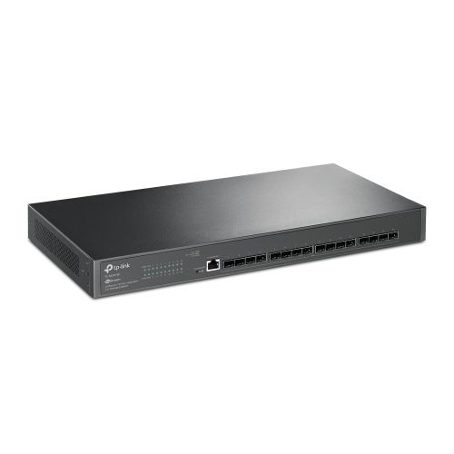 TP-LINK (TL-SX3016F) JetStream 16-Port 10GE SFP+ L2+ Managed Switch, Centralized Management, Dual Redundant PSUs, Rackmountable