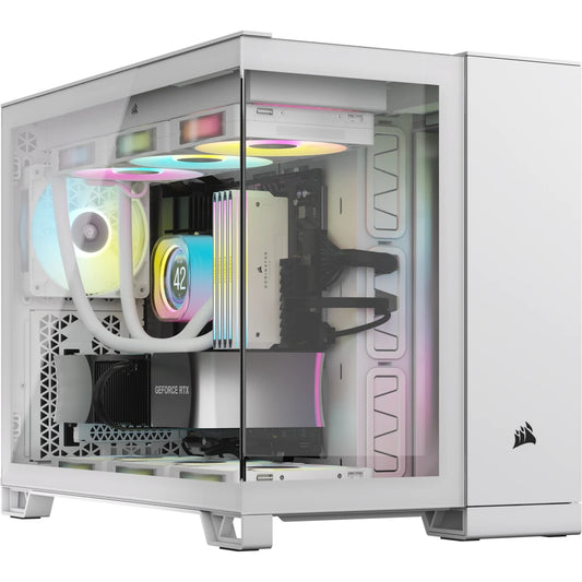 Corsair 2500X RGB Micro Tower White