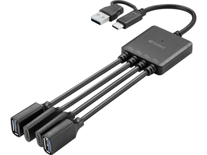 Sandberg USB-C/A to 2A+2C Splitter