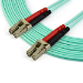 StarTech.com 7m (22ft) LC/UPC to LC/UPC OM4 Multimode Fiber Optic Cable, 50/125µm LOMMF/VCSEL Zipcord Fiber, 100G, Low Insertion Loss - LSZH Fiber Jumper Cord