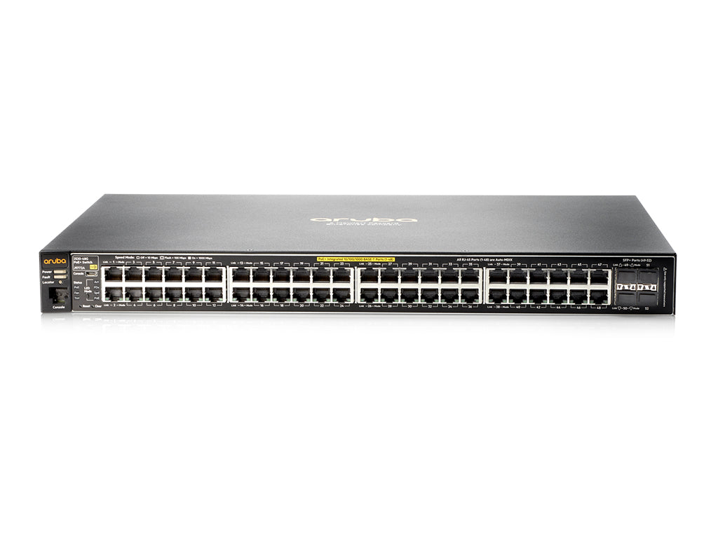HPE Aruba Networking 2530 48 PoE+ Managed L2 Fast Ethernet (10/100) Power over Ethernet (PoE) 1U