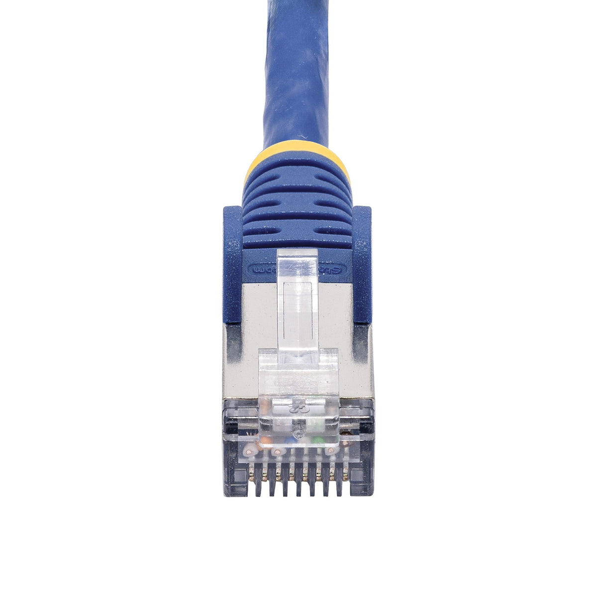 StarTech.com 50cm Blue CAT8 Ethernet Cable, Snagless RJ45, 25G/40G, 2000MHz, 100W PoE++, S/FTP, 26AWG Pure Bare Copper Wire, LSZH, Shielded Network Patch Cord w/Strain Reliefs, Individually Tested