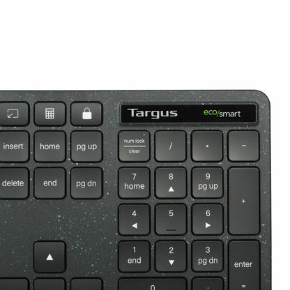 Targus EcoSmart AKB874NO keyboard Universal USB QWERTY Nordic Black