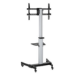 Manhattan Trolley Mount Stand for TV & Monitors, For screens: 37" to 86", -10 to 5° Tilt, 90° Rotation, VESA compatibility: all between 200x200 to 600x400mm - check the dimensions of the four mounting holes on back of screen to ensure it fits, Max 50kg, B