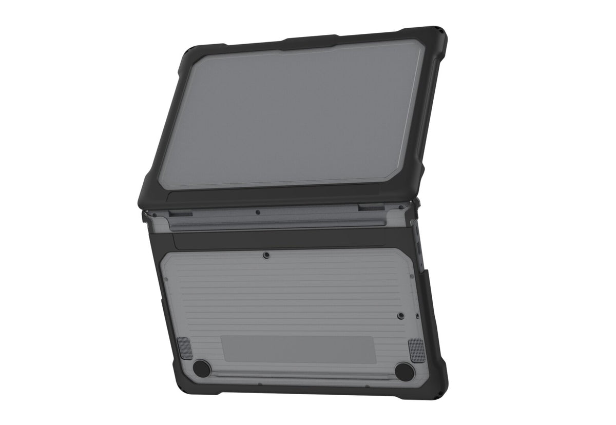 Techair TACHS030 Protective Hard Shell case for Lenovo 100e 5th Gen, 11.6-12.2 black/clear