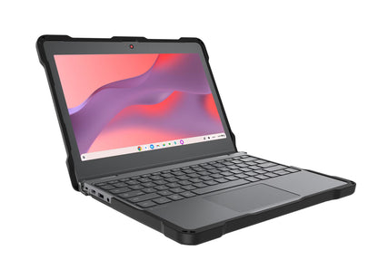 Techair TACHS030 Protective Hard Shell case for Lenovo 100e 5th Gen, 11.6-12.2 black/clear