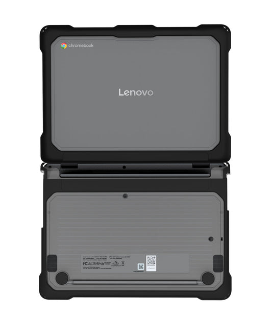 Techair TACHS030 Protective Hard Shell case for Lenovo 100e 5th Gen, 11.6-12.2 black/clear