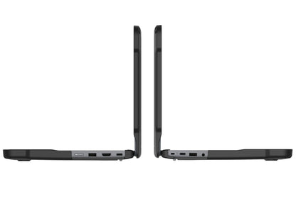 Techair TACHS030 Protective Hard Shell case for Lenovo 100e 5th Gen, 11.6-12.2 black/clear
