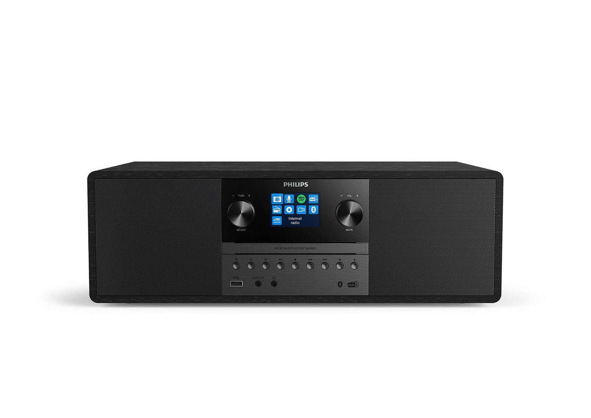 Philips Tam6805 Music System With Internet Radio, Dab+, Bluetooth, Cd, Usb, And Spotify Connect