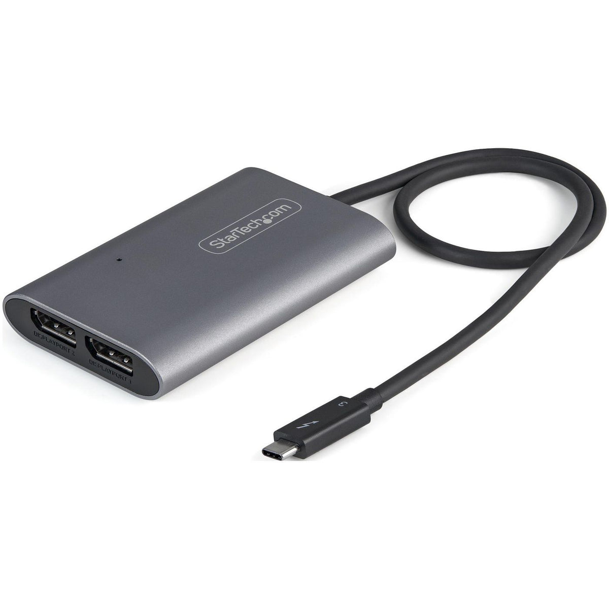 StarTech.com Thunderbolt 3 To Dual Displayport Adapter Dp 1.4 - Dual 4K 60Hz Or Single 8K/5K Thunderbolt 3 To Dp Adapter - Tb3 To 2X