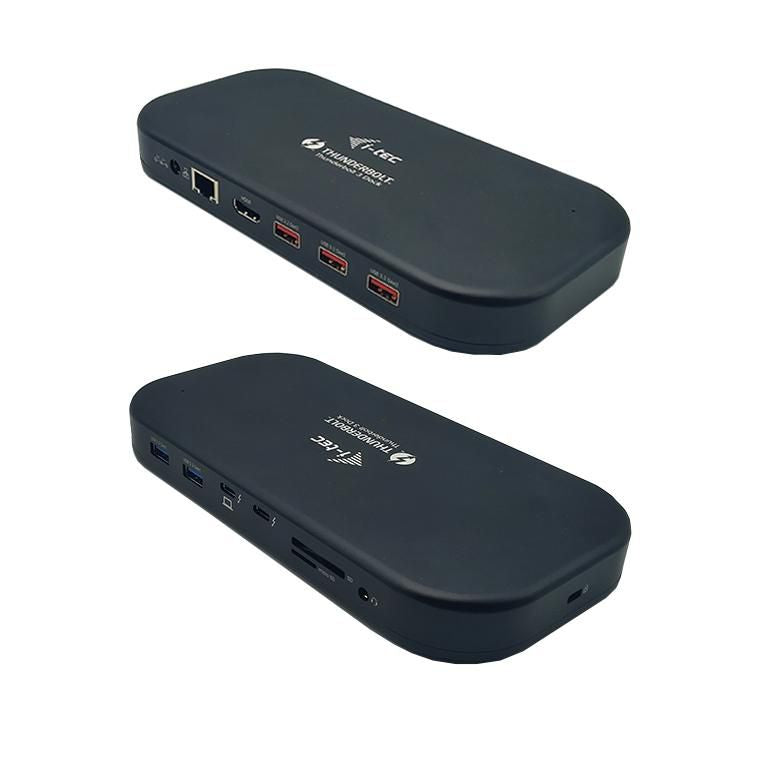i-tec Thunderbolt 3/Usb-C Dual 4K Docking Station + Usb-C To Displayport Cable (1,5 M) + Power Delivery 60W