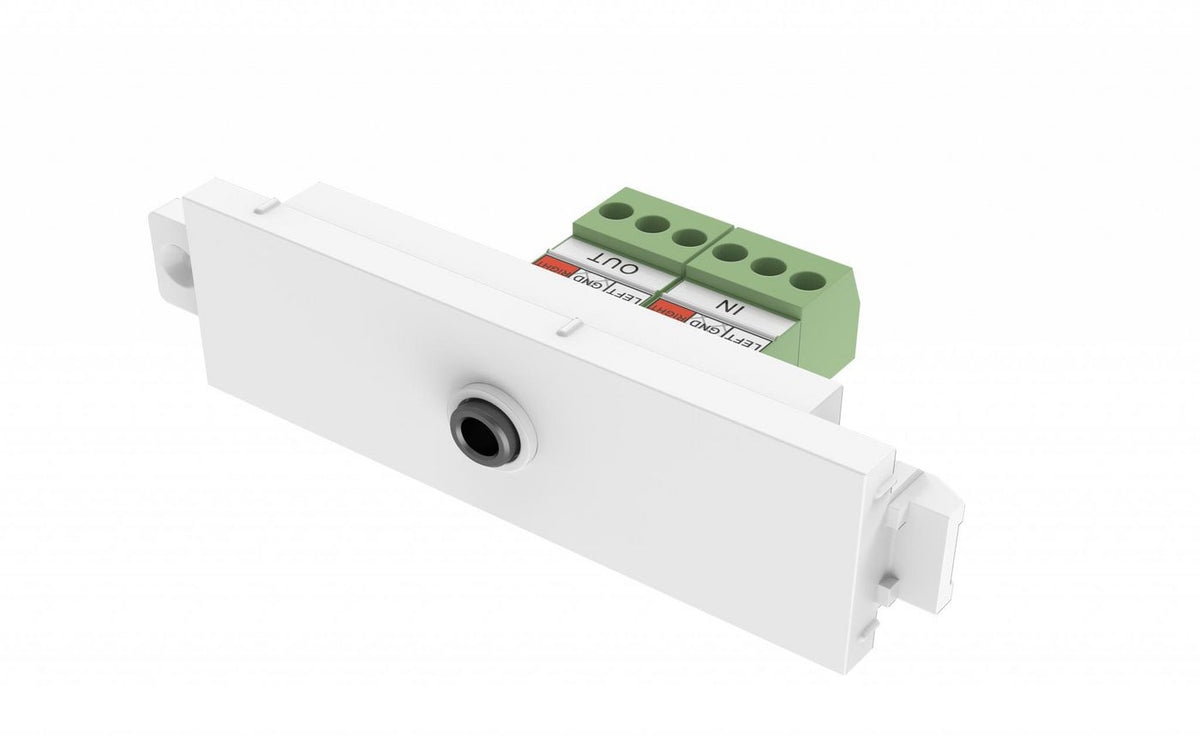 Vision Techconnect3 3.5mm module TC3 3.5MM/V2, 3.5 mm, White, Acrylonitrile butadiene styrene (ABS), 64 mm, 37 mm, 21 mm