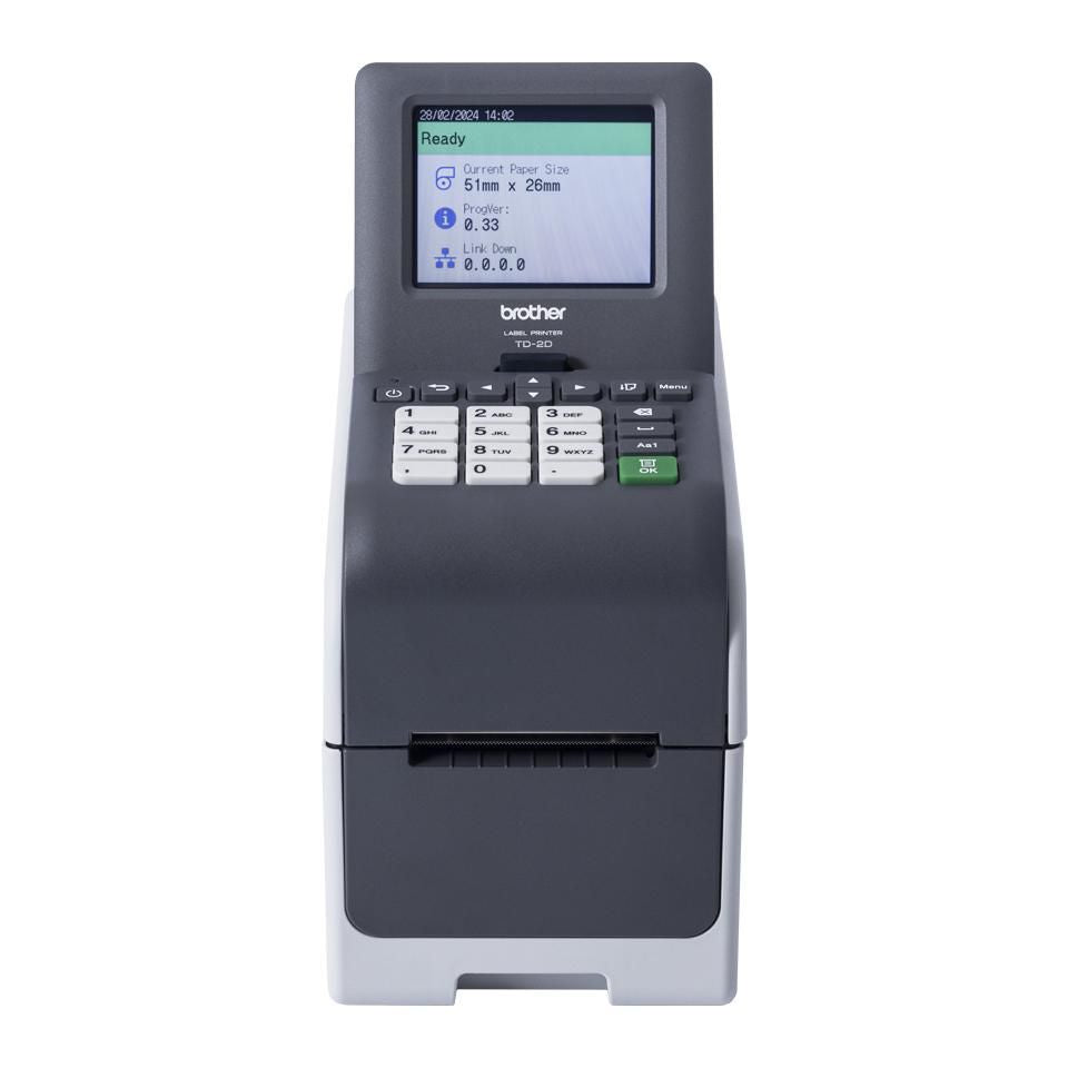 Brother Td-2350Dsa203 Label Printer Direct Thermal 203 X 203 Dpi 152 Mm/Sec Wired & Wireless Ethernet Lan Wi-Fi Bluetooth
