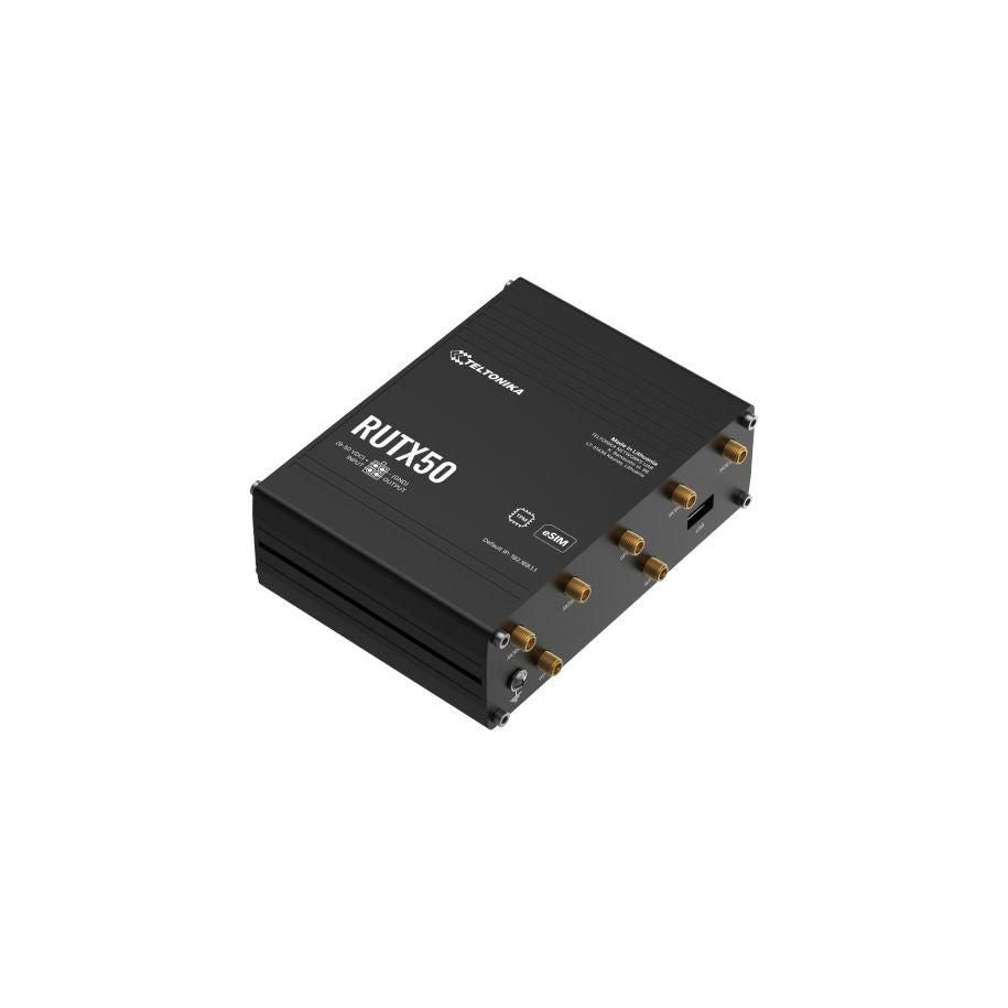 Panorama Antennas RUTX50 (EU) 5G LTE router W/4x4 MIMO OMNI WALL MAST MNT 5M - 5G OMNI Directional Bundle