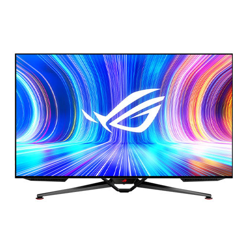 Asus 41.5" ROG Swift OLED 4K HDR Gaming Monitor (PG42UQ), 3840 x 2160, 0.1ms, 4 HDMI, DP, USB, 138Hz, Heatsink, G-SYNC, Remote Control, VESA