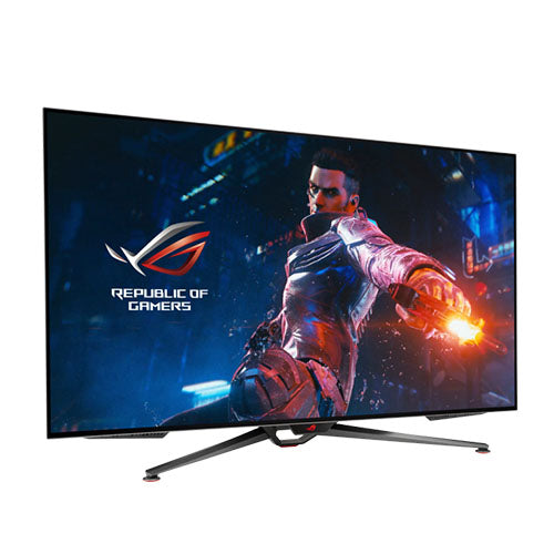 Asus 47.5" ROG Swift 4K HDR OLED Gaming Monitor (PG48UQ), 3840 x 2160, 0.1ms, 4 HDMI, DP, USB, 138Hz, Heatsink, G-Sync, Remote Control, VESA