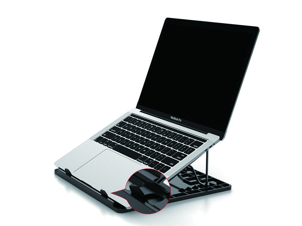 Conceptronic ERGO Laptop Cooling Stand Notebook stand Black 39.6 cm (15.6")