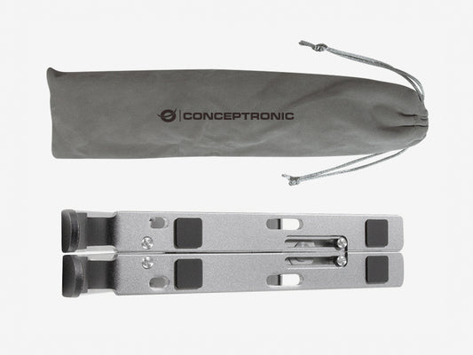 Conceptronic THANA04S ERGO Foldable Aluminum Laptop Cooling Stand