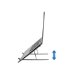 Conceptronic THANA04S ERGO Foldable Aluminum Laptop Cooling Stand